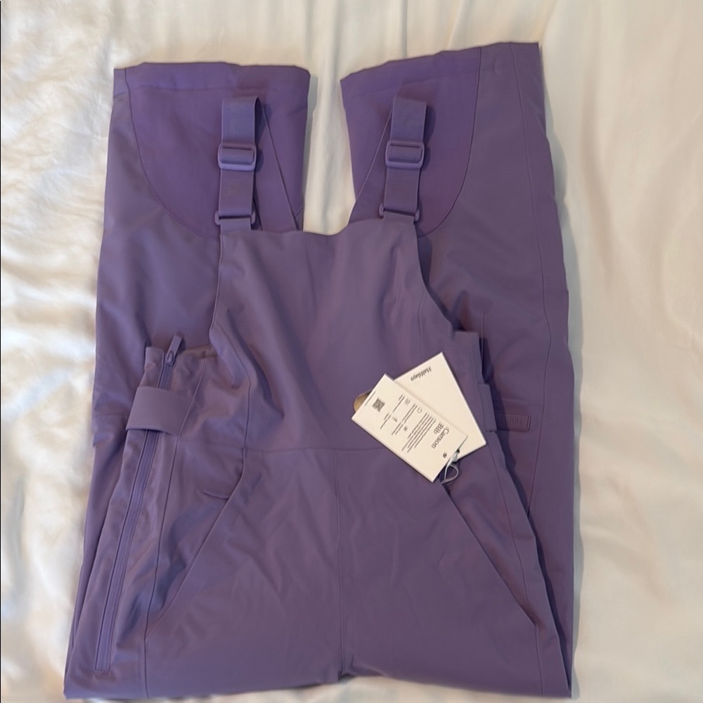 Purple Ski Bibs